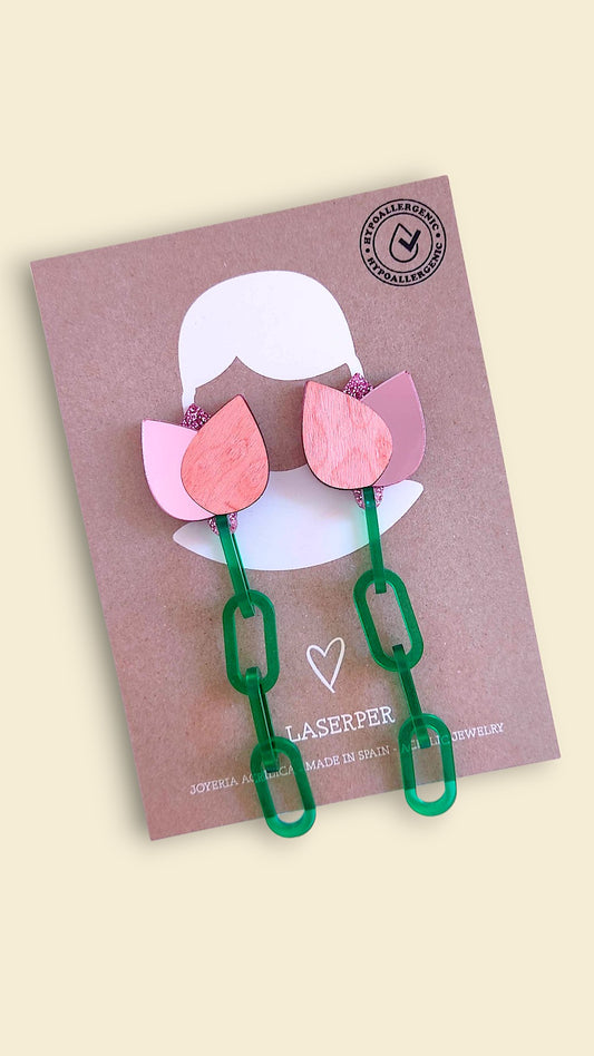 Pink tulipán